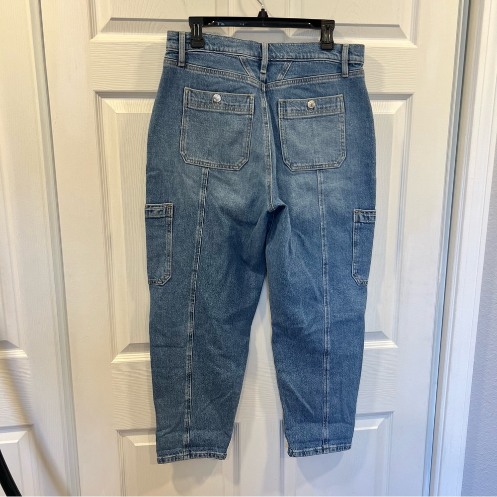 LOFT Women's High Rise Light Blue Jeans - Picture 9 of 13